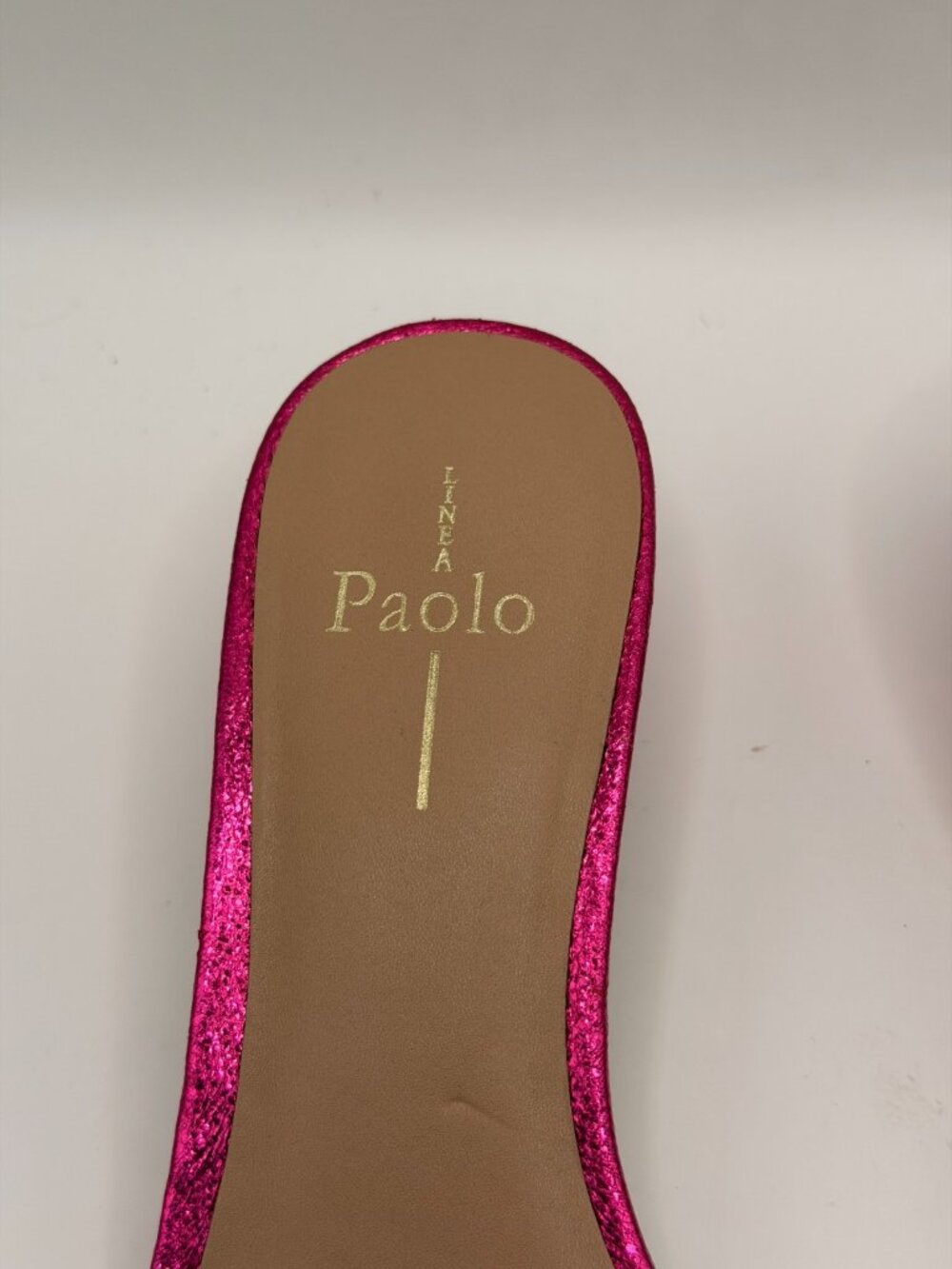 LINEA PAOLO Womens Ilia Kitten Heel Sandal In Pink Sz 8 M - Picture 3 of 9